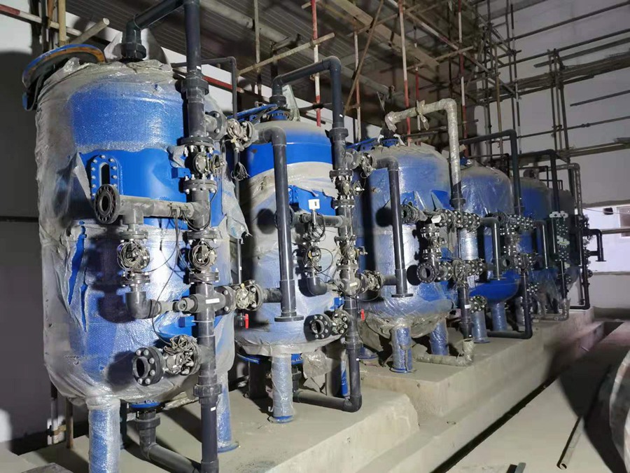 沈阳伊利除锰过滤器等安装实例