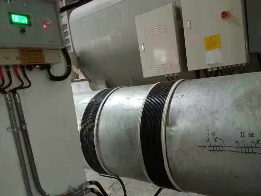 重庆长安汽车厂广谱感应水处理器安装实例